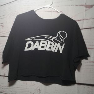 Women's cropped crew neck t-shirt (diy)